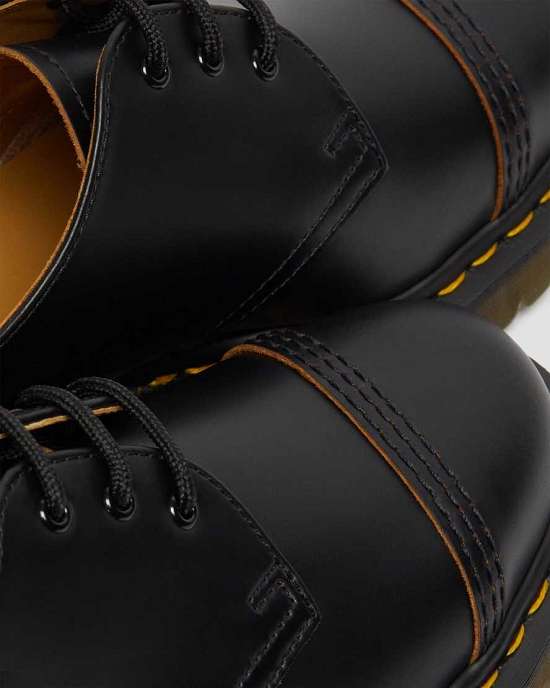 Zapatos Negros Dr. Martens 1461 Bex Top Cap Mujer Negros MX-63825